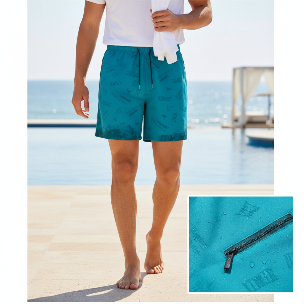 Short de bain changeant